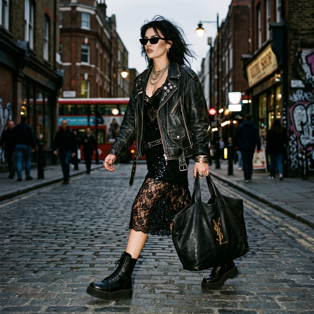 Saint Laurent Icare Maxi Shopping Bag editorial