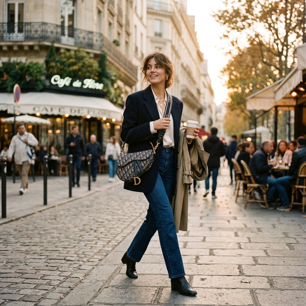 Dior Saddle Bag Oblique editorial